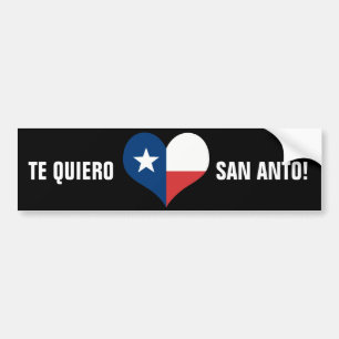 Te Quiero San Anto! Bumper Sticker