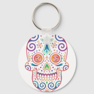 tê te_death_celtic key ring