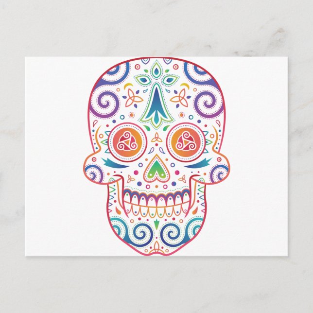 tête_mort_celtique postcard (Front)