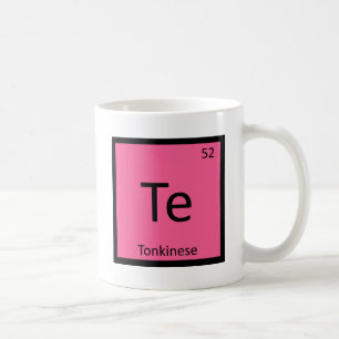 Te - Tonkinese Cat Chemistry Periodic Table Symbol Coffee Mug