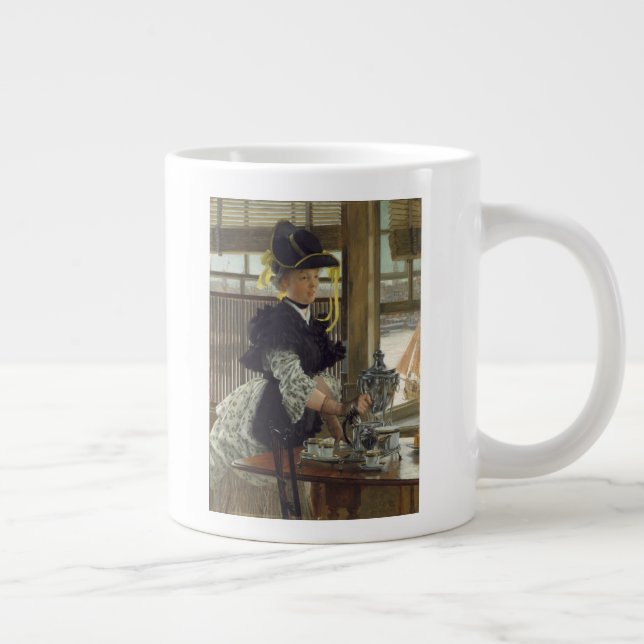 Tea | 1872 (oil on wood) large coffee mug (Right)