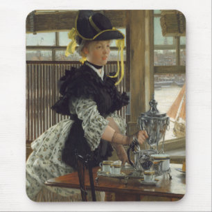 Tea 1872 (oil on wood) mouse pad