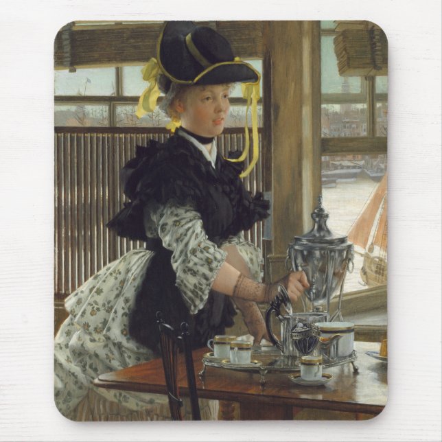 Tea | 1872 (oil on wood) mouse pad (Front)
