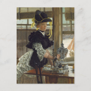 Tea   1872 (oil on wood) postcard