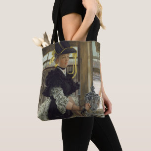 Tea   1872 (oil on wood) tote bag