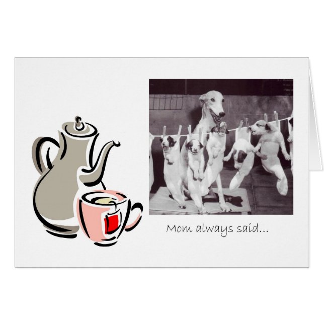 Tea advice from a Greyhound Mum (Front Horizontal)