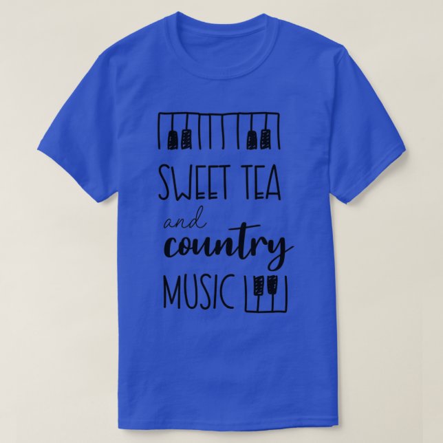 Tea amp Country T-Shirt (Design Front)