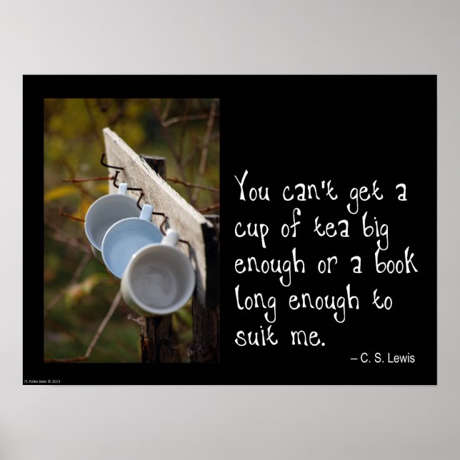 Tea and Book Poster (Front)