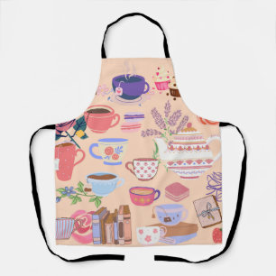 Tea And Books Apron
