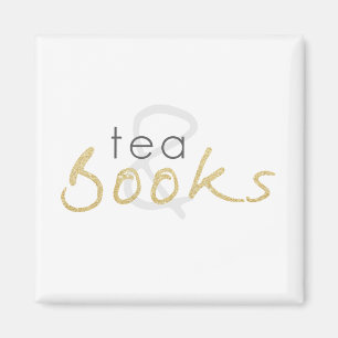 Tea and Books Magnet