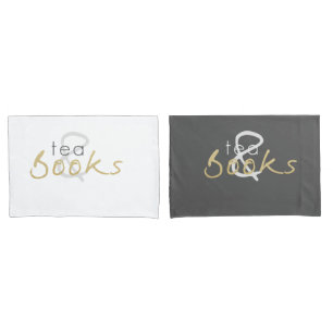 Tea and Books Pillowcase Set