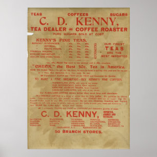 Tea and Coffee ad 1943 Poster