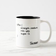 Tea and Coffee Cascading Style Sheet Mug