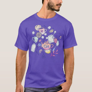 Tea and Cookies Doodle Art T-Shirt