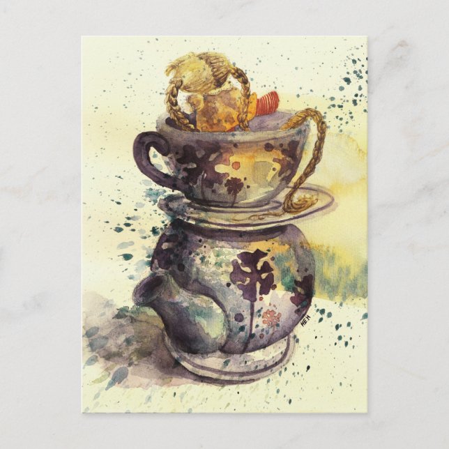 tea ani postcard (Front)