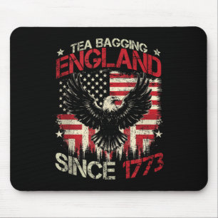 Tea Bagging England Since 1773 4th Of July Vintage Mouse Pad