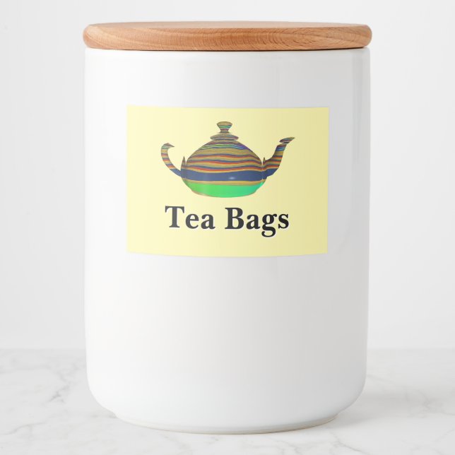Tea Bags Food Label (Front)