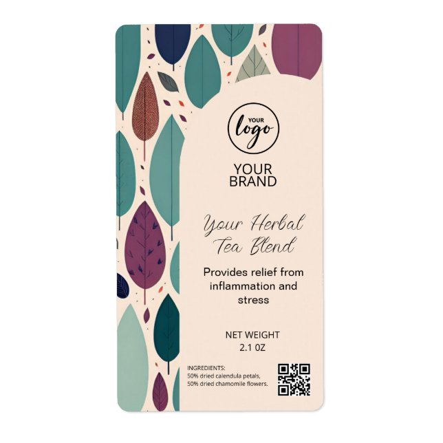 Tea Blend Product Labels (Front)