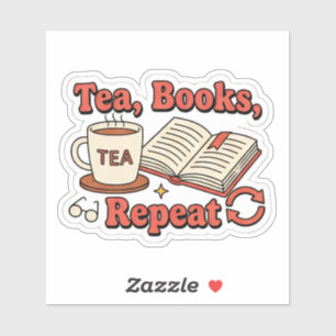 Tea, books, repeat - cosy book lover reading