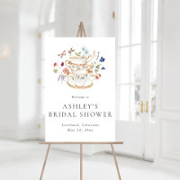 Tea Bridal Shower Sign