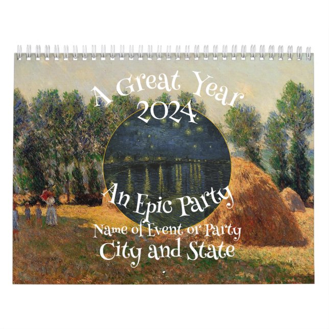 Tea Brunch Lunch Patio Garden 2024 Party Celebrate Calendar (Cover)