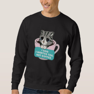 Tea Cat Sweatshirt