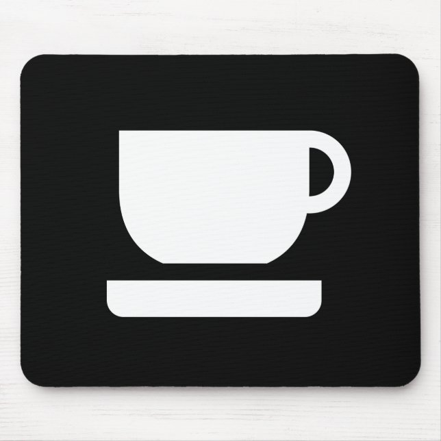 Tea / Coffee Pictogram Mousepad (Front)