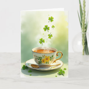 Tea Cup Delight Spring Card