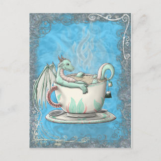Tea Cup Dragons: Peppermint Postcard