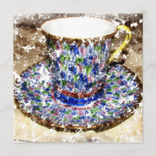 Tea Cup Party Invitations