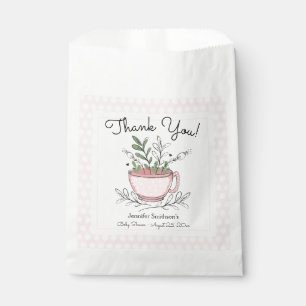 Tea Cup Tea Party Baby Shower Favour Bag
