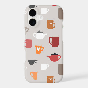 Tea cups and coffee mugs phone case