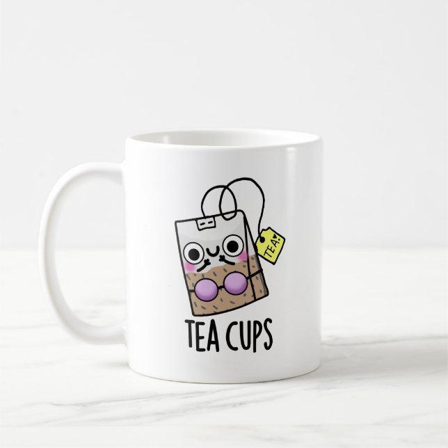 Tea Cups Funny Bra Puns (Left)