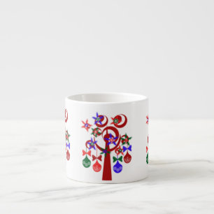 TEA CUPS OR EXPRESSO MUGS - CHRISTMAS DESIGN  GIFT