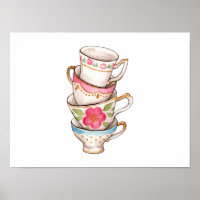 Tea Cups( set of 4)