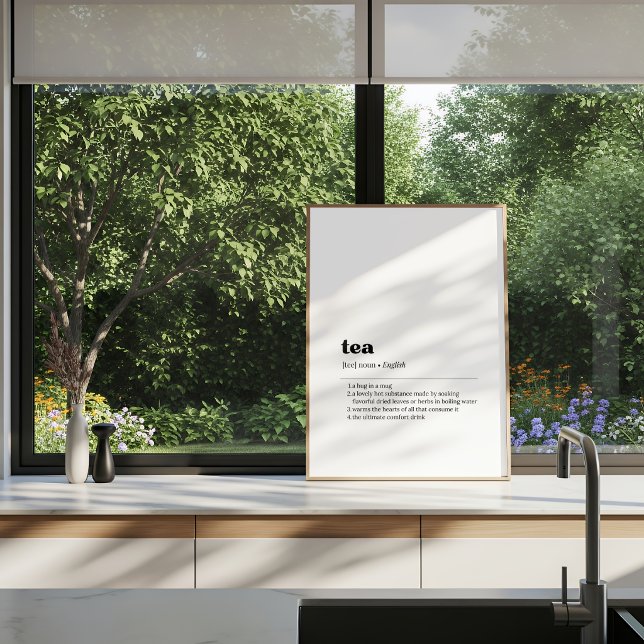Tea Definition Dictionary Poster (Creator Uploaded)
