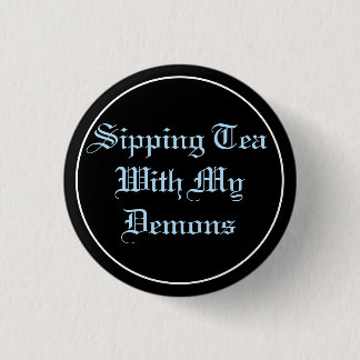 Tea & Demons Pastel Goth 3 Cm Round Badge