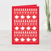 Tea Drinker Ugly Christmas Jumper Teapots