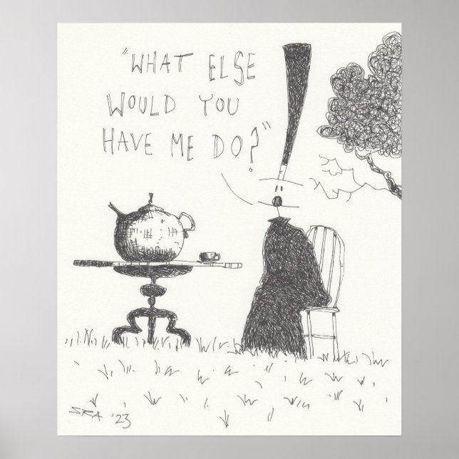 Tea Drinking Poster (Front)