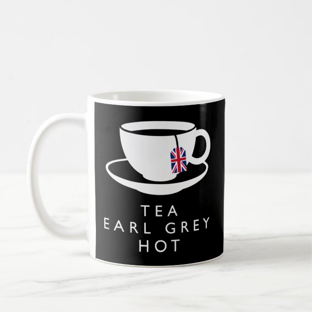 Tea Earl Grey Hot - Fun English Novelty Memorabili Coffee Mug (Left)