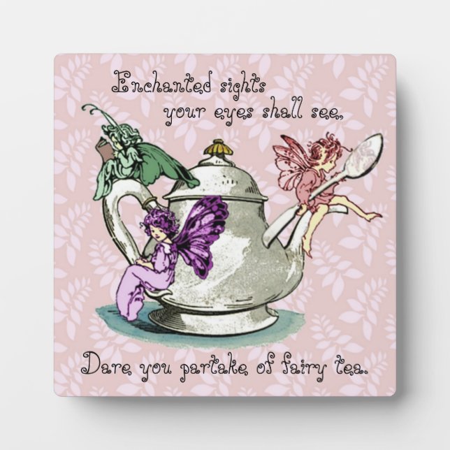 Tea Fairies Plaque (Front)