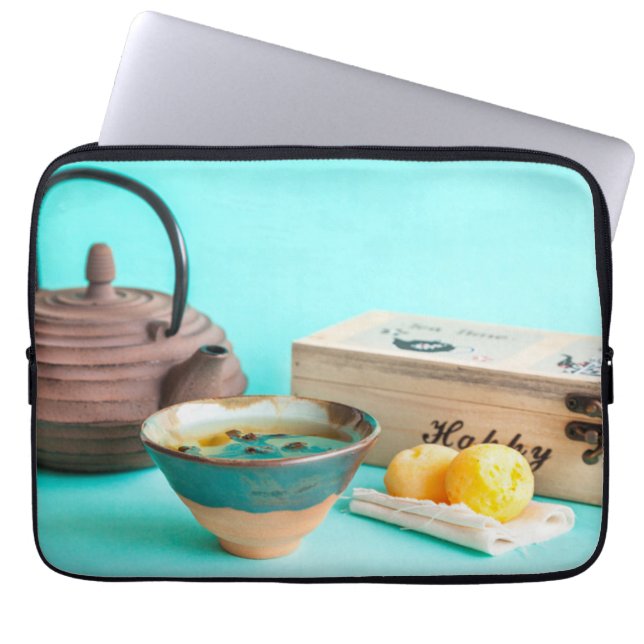 Tea For One Laptop Sleeve (Front)
