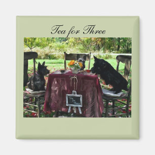 Tea for Three Magnet