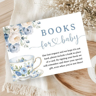 Tea For Two Baby Shower Boy Books For Baby Enclosure Card