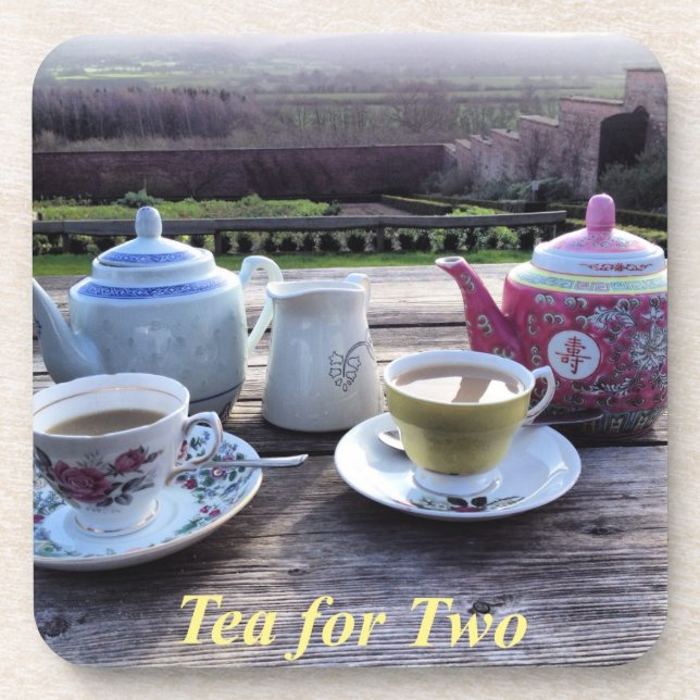 Tea for Two coasters (Front)