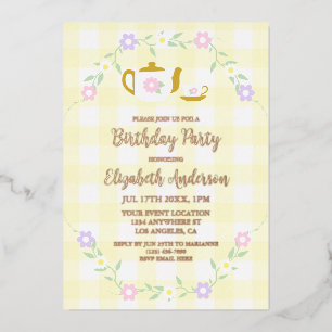 Tea for Two Girl 2nd Birthday