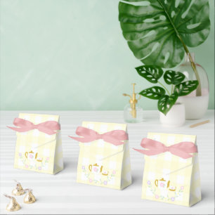 Tea for Two Girl 2nd Birthday Favour Box