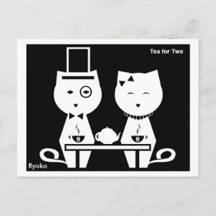 Tea for Two Postcard