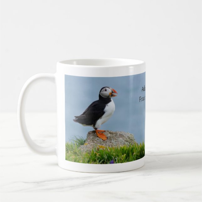 Tea for Two Puffin Mug (Left)