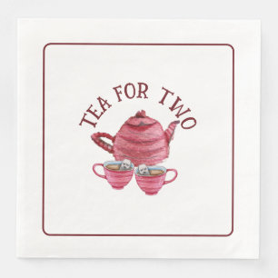 Tea For Two Tea Cup Of Tea Napkin